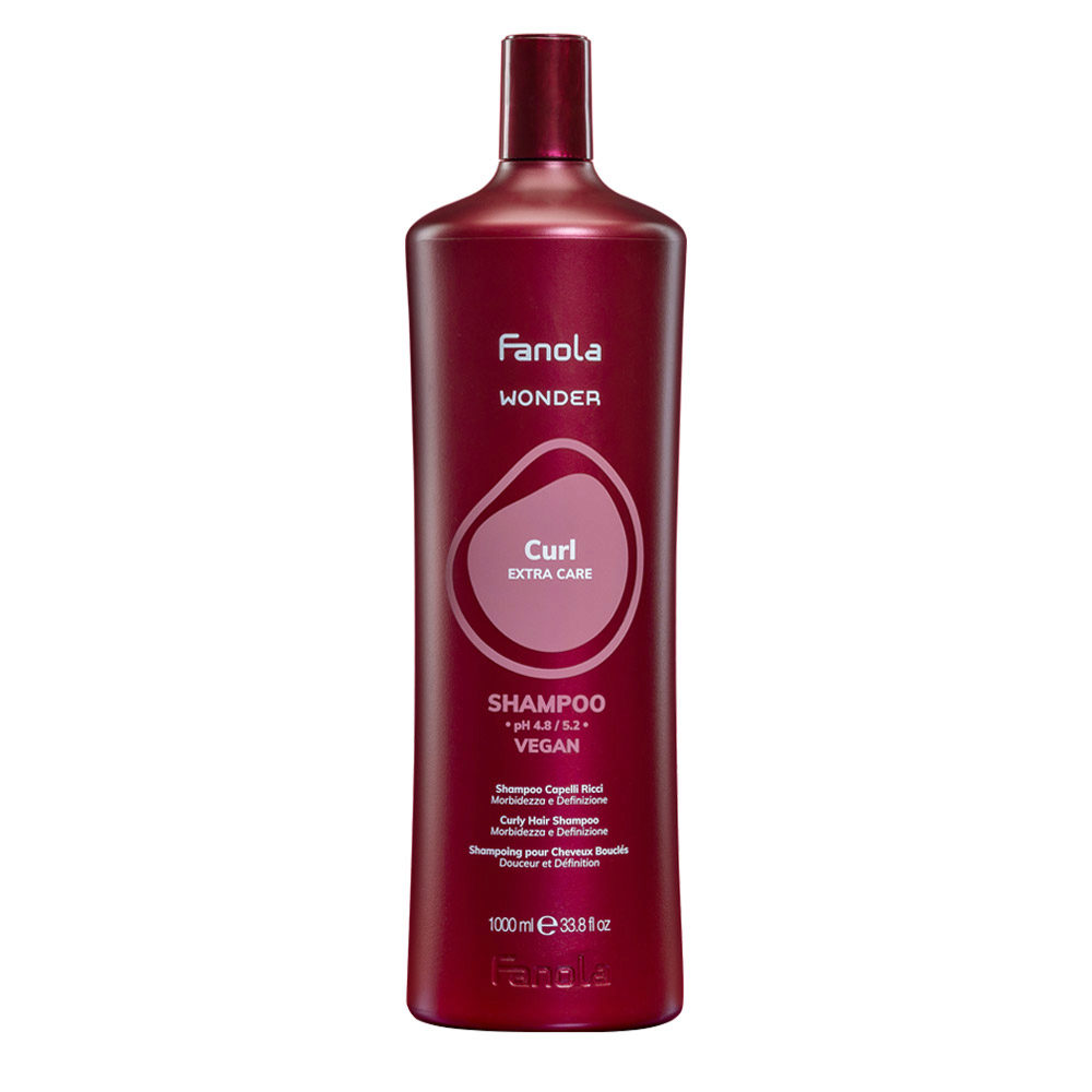 Fanola Wonder Curl Shampoo 1000ml  - shampooing cheveux bouclés