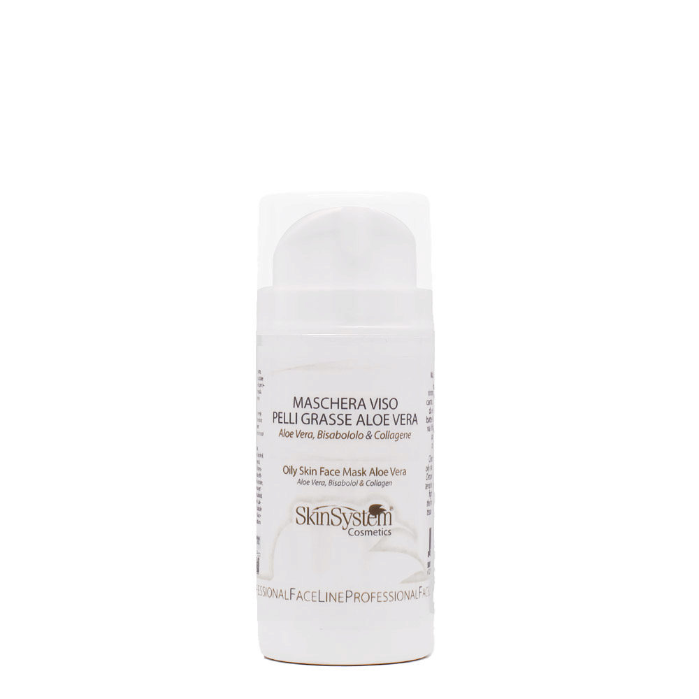 SkinSystem Oily Skin Face Mask Aloe Vera 100ml - masque visage peau grasse