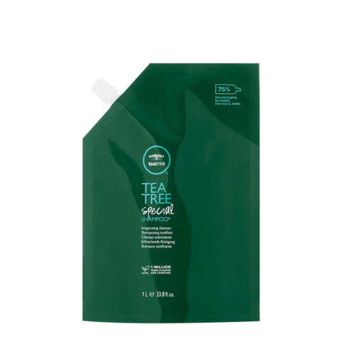 Tea Tree Special Shampoo Refill 1000ml - shampooing tonifiant éco-recharge