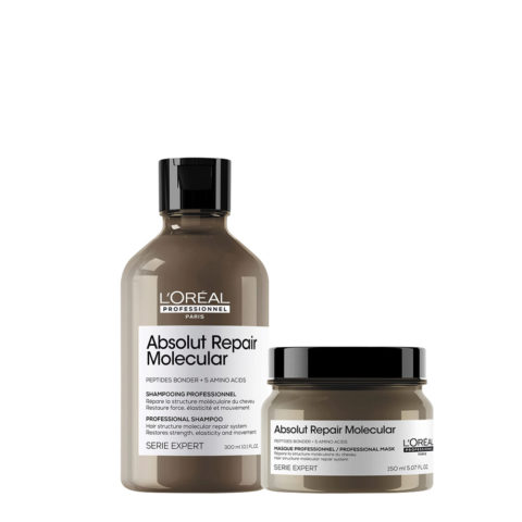 L'Oreal Professionnel Paris Serie Expert Absolut Repair Molecular Shampoo 300ml Mask 150ml