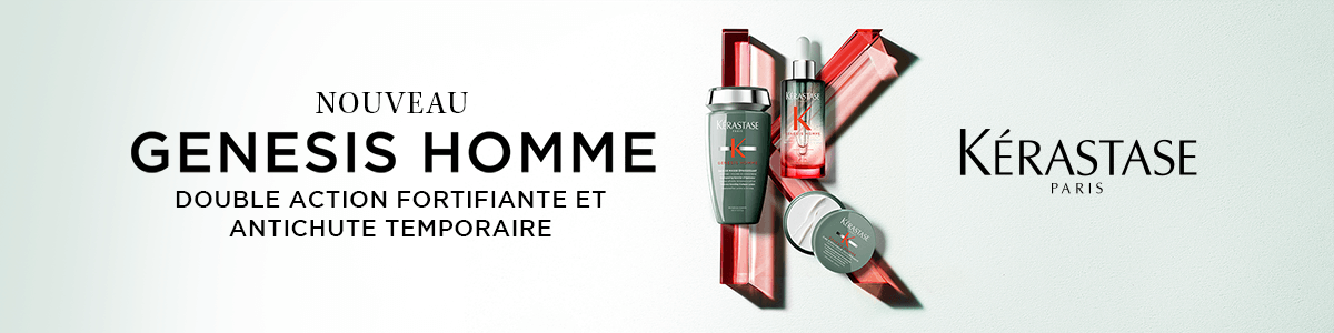 Genesis Homme est la nouvelle gamme Kerastase qui prévient la chute des cheveux